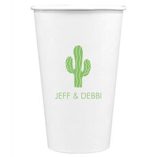Desert Cactus Paper Coffee Cups