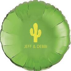 Desert Cactus Mylar Balloons