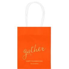 Expressive Script Gather Mini Twisted Handled Bags