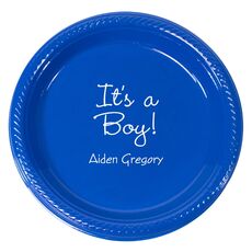 Sweet Baby Boy Plastic Plates