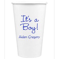 Sweet Baby Boy Paper Coffee Cups