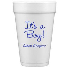 Sweet Baby Boy Styrofoam Cups
