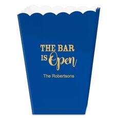 The Bar is Open Mini Popcorn Boxes