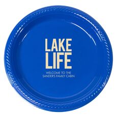 Lake Life Plastic Plates