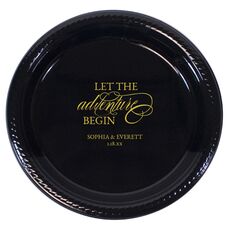 Let the Adventure Begin Plastic Plates