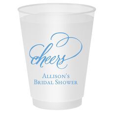 1-Letter Monogrammed Frosted Cups –
