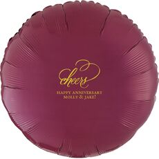 Refined Cheers Mylar Balloons