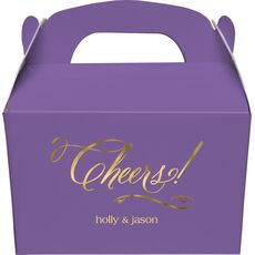 Elegant Cheers Gable Favor Boxes