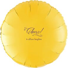 Elegant Cheers Mylar Balloons