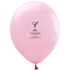 Martini Party Latex Balloons