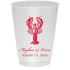 Lobster Colored Shatterproof Cups