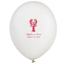 Lobster Latex Balloons