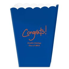 Fun Congrats Mini Popcorn Boxes