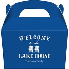 Welcome to the Lake House Gable Favor Boxes