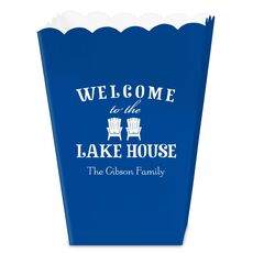 Welcome to the Lake House Mini Popcorn Boxes