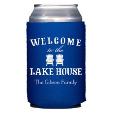 Welcome to the Lake House Collapsible Huggers