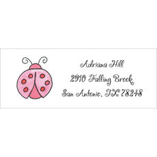 Little Ladybugs Return Address Labels