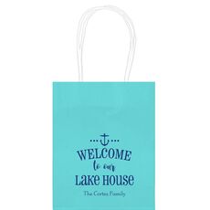 Welcome to Our Lake House Mini Twisted Handled Bags