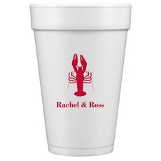 Maine Lobster Styrofoam Cups