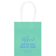 Relax We're on Beach Time Mini Twisted Handled Bags