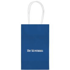 Your Name Medium Twisted Handled Bags