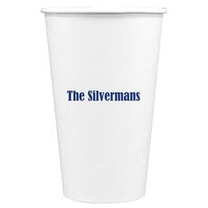 Your Name Paper Coffee Cups