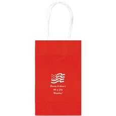 American Flag Medium Twisted Handled Bags