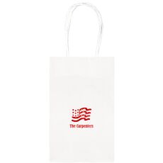 American Flag Medium Twisted Handled Bags