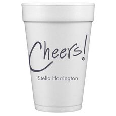 Fun Cheers Styrofoam Cups