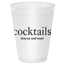 Big Word Cocktails Shatterproof Cups