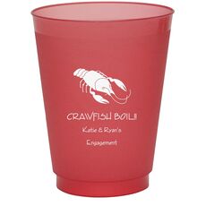 Crawfish Colored Shatterproof Cups