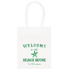 Welcome to the Beach House Mini Twisted Handled Bags