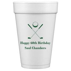 Golf Clubs Styrofoam Cups