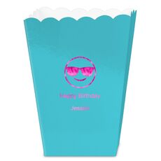 Sunglasses Emoji Mini Popcorn Boxes