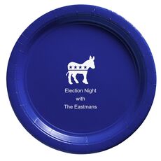 Patriotic Donkey Paper Plates