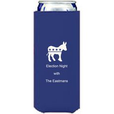 Patriotic Donkey Collapsible Slim Huggers
