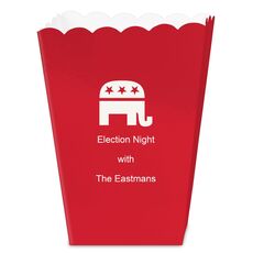 Patriotic Elephant Mini Popcorn Boxes