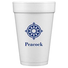 Nautical Starboard Styrofoam Cups