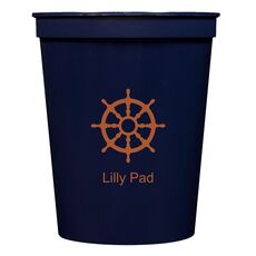 Nautical Wheel Stadium Cups