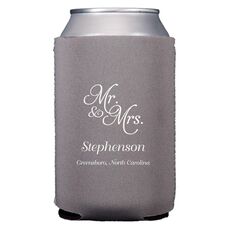 Elegant Mr. & Mrs. Collapsible Huggers