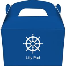 Nautical Wheel Gable Favor Boxes