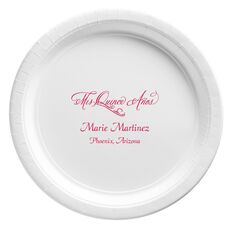 Elegant Mis Quince Años Paper Plates
