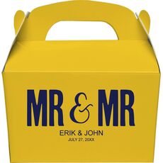 Bold Mr & Mr Gable Favor Boxes
