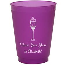 Bubbly Champagne Colored Shatterproof Cups