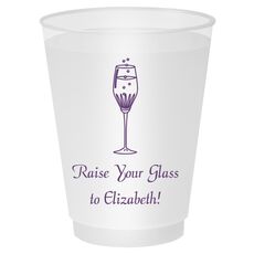Bubbly Champagne Shatterproof Cups