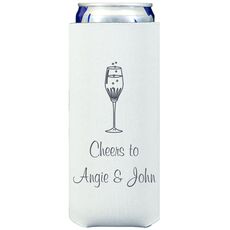 Bubbly Champagne Collapsible Slim Huggers