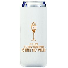 Bubbly Champagne Collapsible Slim Huggers