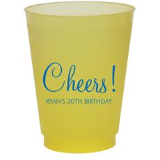 Perfect Cheers Colored Shatterproof Cups