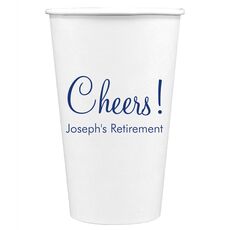 Perfect Cheers Paper Coffee Cups