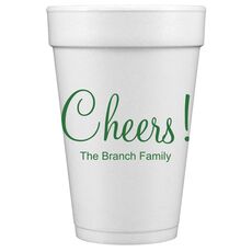 Perfect Cheers Styrofoam Cups